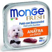 Купить онлайн MONGE DOG FRESH консервы для собак Утка 100гр в Зубастик-ДВ (интернет-магазин зоотоваров) с доставкой по Хабаровску и по всей России.