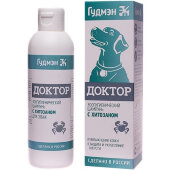Купить онлайн Доктор Шампунь с хитозаном для собак 200 мл в Зубастик-ДВ (интернет-магазин зоотоваров) с доставкой по Хабаровску и по всей России.