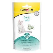 Купить онлайн GIMCAT Витамины для кошек для ухода за полостью рта "Дента Табс" 40 г в Зубастик-ДВ (интернет-магазин зоотоваров) с доставкой по Хабаровску и по всей России.