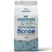 Купить онлайн Monge Cat Monoprotein корм для котят с форелью в Зубастик-ДВ (интернет-магазин зоотоваров) с доставкой по Хабаровску и по всей России.