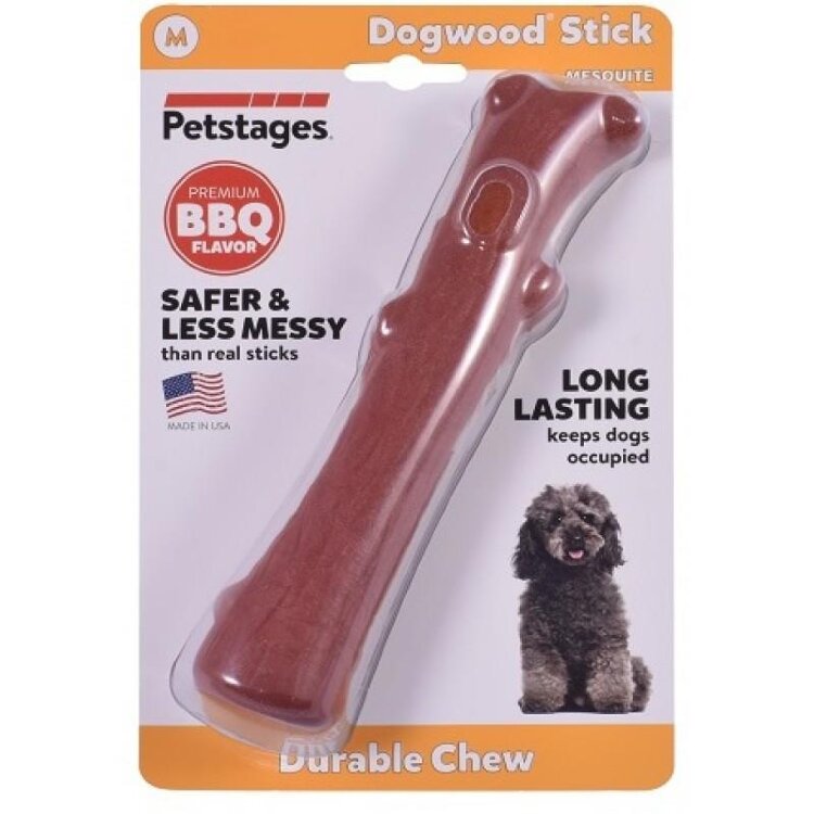 Заказать онлайн Petstages игрушка для собак Mesquite Dogwood с ароматом барбекю 18 см средняя в интернет-магазине зоотоваров Зубастик-ДВ в Хабаровске и по всей России.