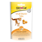 Купить онлайн GIMCAT Витамины для кошек для поддержания иммунитета "Мультивитамин табс" 40 г в Зубастик-ДВ (интернет-магазин зоотоваров) с доставкой по Хабаровску и по всей России.
