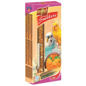 Купить онлайн Vitapol Smakers Лакомые палочки для волнистых попугаев с апельсином 90 г. в Зубастик-ДВ (интернет-магазин зоотоваров) с доставкой по Хабаровску и по всей России.