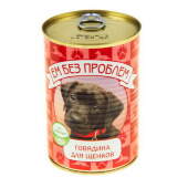 Купить онлайн ЕМ БЕЗ ПРОБЛЕМ влажный корм для щенков Говядина - 410гр в Зубастик-ДВ (интернет-магазин зоотоваров) с доставкой по Хабаровску и по всей России.