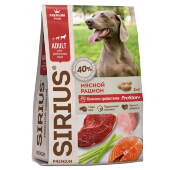 Купить онлайн Sirius корм для взрослых собак Мясной рацион в Зубастик-ДВ (интернет-магазин зоотоваров) с доставкой по Хабаровску и по всей России.