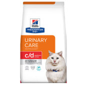 Купить онлайн Hill's Prescription Diet c/d Multicare Urinary Stress Сухой корм для кошек при профилактике цистита и мкб с рыбой в Зубастик-ДВ (интернет-магазин зоотоваров) с доставкой по Хабаровску и по всей России.