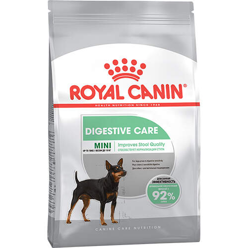 Заказать онлайн ROYAL CANIN MINI DIGESTIVE CARE для взрослых собак маленьких пород при чувств. пищеварении в интернет-магазине зоотоваров Зубастик-ДВ в Хабаровске и по всей России.