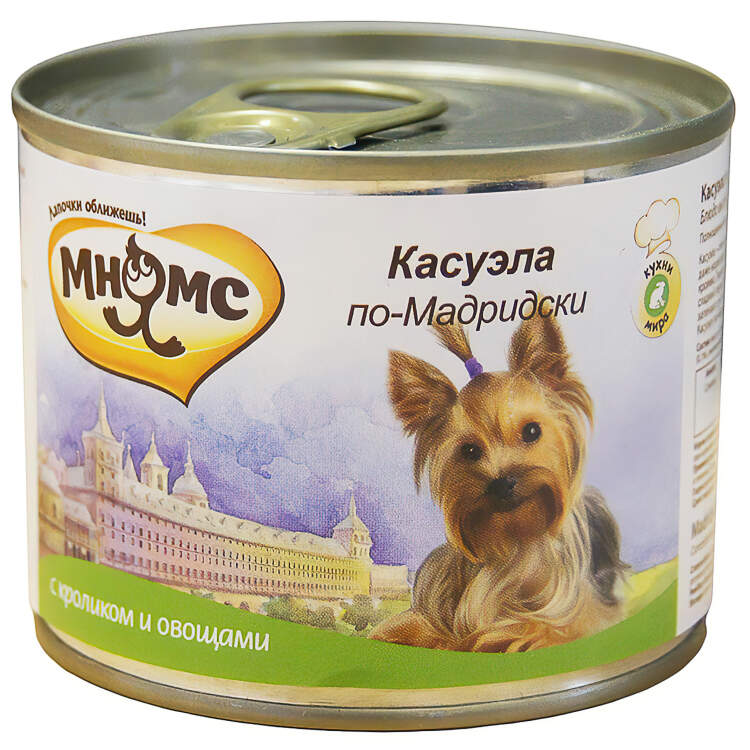 Заказать онлайн Мнямс консервы для собак Касуэла по-Мадридски, кролик с овощами 200г в интернет-магазине зоотоваров Зубастик-ДВ в Хабаровске и по всей России.