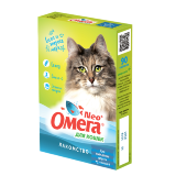 Купить онлайн Омега Neo+ для кошек Выведение шерсти Солод Омега-3 90 таб. в Зубастик-ДВ (интернет-магазин зоотоваров) с доставкой по Хабаровску и по всей России.