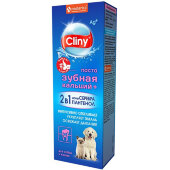 Купить онлайн Cliny Зубная паста с кальцием для кошек и собак 75 мл в Зубастик-ДВ (интернет-магазин зоотоваров) с доставкой по Хабаровску и по всей России.