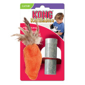 Купить онлайн KONG игрушка для кошек "Морковь" плюш с тубом кошачьей мяты  в Зубастик-ДВ (интернет-магазин зоотоваров) с доставкой по Хабаровску и по всей России.