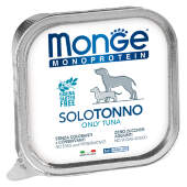 Купить онлайн Monge Dog Monoprotein Solo консервы для собак паштет из тунца в Зубастик-ДВ (интернет-магазин зоотоваров) с доставкой по Хабаровску и по всей России.