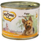 Купить онлайн Мнямс консервы для собак Рагу по-Ланкаширски, куриное филе с травами 200г в Зубастик-ДВ (интернет-магазин зоотоваров) с доставкой по Хабаровску и по всей России.