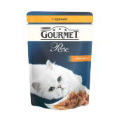 Купить онлайн GOURMET PERLE — Гурме для взрослых кошек мини-филе Курица в Зубастик-ДВ (интернет-магазин зоотоваров) с доставкой по Хабаровску и по всей России.