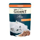 Купить онлайн GOURMET PERLE — Гурме для взрослых кошек мини-филе Индейка в Зубастик-ДВ (интернет-магазин зоотоваров) с доставкой по Хабаровску и по всей России.