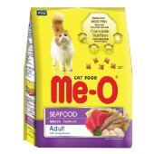 Купить онлайн Me-O корм для кошек "Морепродукты"  в Зубастик-ДВ (интернет-магазин зоотоваров) с доставкой по Хабаровску и по всей России.