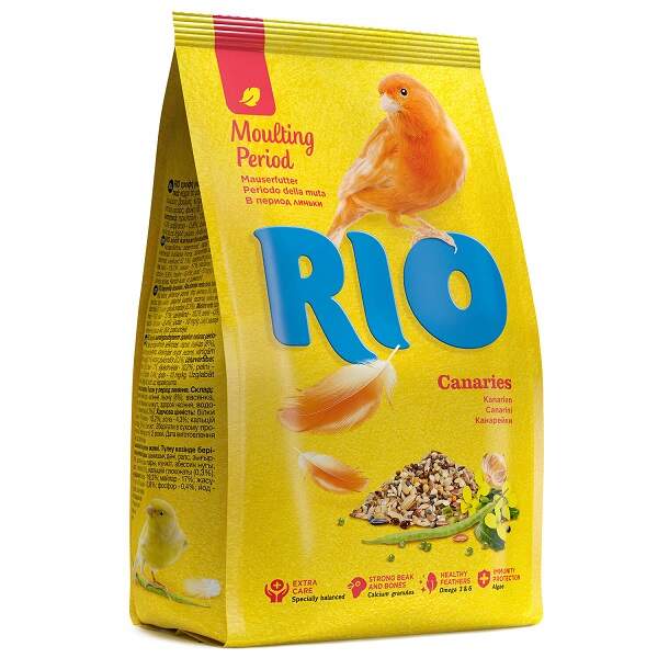 Заказать онлайн RIO CANARIES - Рио Корм для канареек в период линьки - 500гр в интернет-магазине зоотоваров Зубастик-ДВ в Хабаровске и по всей России.