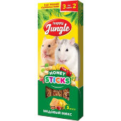Купить онлайн Happy Jungle Палочки для хомяков, крыс, мышей и песчанок микс 90 г. в Зубастик-ДВ (интернет-магазин зоотоваров) с доставкой по Хабаровску и по всей России.