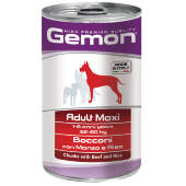 Купить онлайн GEMON DOG MAXI Консервы для собак крупных пород кусочки Говядины с рисом - 1250гр в Зубастик-ДВ (интернет-магазин зоотоваров) с доставкой по Хабаровску и по всей России.