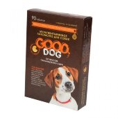 Купить онлайн Good Dog Мультивитаминное лакомство для собак со вкусом голландского сыра в Зубастик-ДВ (интернет-магазин зоотоваров) с доставкой по Хабаровску и по всей России.