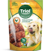Купить онлайн Triol Пикантные сосиски с курицей для собак 70 гр в Зубастик-ДВ (интернет-магазин зоотоваров) с доставкой по Хабаровску и по всей России.