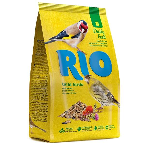 Заказать онлайн RIO WILD BIRDS - Рио Корм для лесных певчих птиц - 500гр в интернет-магазине зоотоваров Зубастик-ДВ в Хабаровске и по всей России.