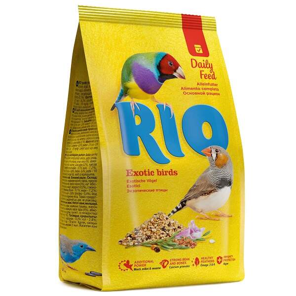 Заказать онлайн RIO EXOTIC BIRDS - Рио Корм для экзотических птиц  в интернет-магазине зоотоваров Зубастик-ДВ в Хабаровске и по всей России.