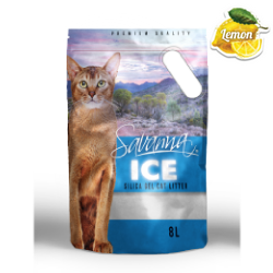 Заказать онлайн SAVANNA ICE лимон наполнитель для кошек селикагелевый впитывающий в интернет-магазине зоотоваров Зубастик-ДВ в Хабаровске и по всей России.