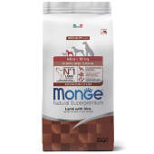 Купить онлайн Monge Dog Monoprotein Mini корм для щенков мелких пород ягненок с рисом и картофелем в Зубастик-ДВ (интернет-магазин зоотоваров) с доставкой по Хабаровску и по всей России.