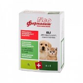 Купить онлайн Фармавит NEO Витамины для кошек и собак A+D3+E  90 таб. в Зубастик-ДВ (интернет-магазин зоотоваров) с доставкой по Хабаровску и по всей России.