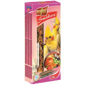 Купить онлайн Vitapol Smakers Лакомые палочки для средних попугаев с фруктами 90 г. в Зубастик-ДВ (интернет-магазин зоотоваров) с доставкой по Хабаровску и по всей России.