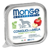Купить онлайн Monge Dog Monoprotein Fruits консервы для собак паштет из кролика с яблоком 150г в Зубастик-ДВ (интернет-магазин зоотоваров) с доставкой по Хабаровску и по всей России.