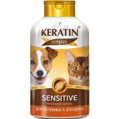 Купить онлайн Rolf Club KERATIN+ Sensitive для кошек и собак склонных к аллергии 400 мл в Зубастик-ДВ (интернет-магазин зоотоваров) с доставкой по Хабаровску и по всей России.