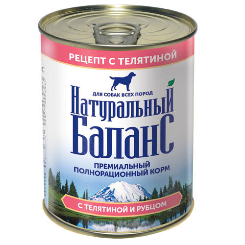 Заказать онлайн Натуральный баланс для собак Телятина/Рубец 340 г. в интернет-магазине зоотоваров Зубастик-ДВ в Хабаровске и по всей России.