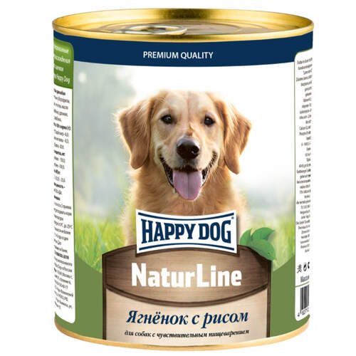 Заказать онлайн Happy Dog NaturLine Кусочки ягненка с рисом для собак 970 гр в интернет-магазине зоотоваров Зубастик-ДВ в Хабаровске и по всей России.