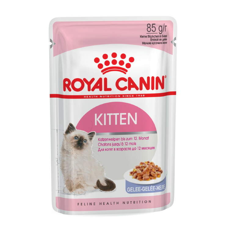 Заказать онлайн  ROYAL CANIN KITTEN - Роял Канин для котят в желе - 85гр в интернет-магазине зоотоваров Зубастик-ДВ в Хабаровске и по всей России.