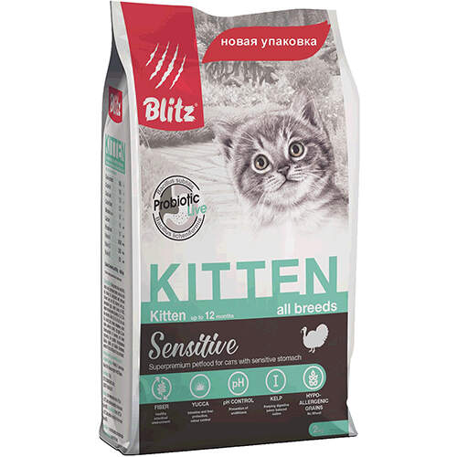 Заказать онлайн BLITZ KITTEN Блитц для котят  в интернет-магазине зоотоваров Зубастик-ДВ в Хабаровске и по всей России.