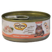 Купить онлайн Мнямс Курица с лососем в нежном желе для взрослых кошек - 70гр в Зубастик-ДВ (интернет-магазин зоотоваров) с доставкой по Хабаровску и по всей России.