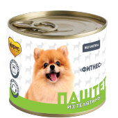 Купить онлайн Мнямс паштет для собак всех пород из телятины "Фитнес" 200гр в Зубастик-ДВ (интернет-магазин зоотоваров) с доставкой по Хабаровску и по всей России.