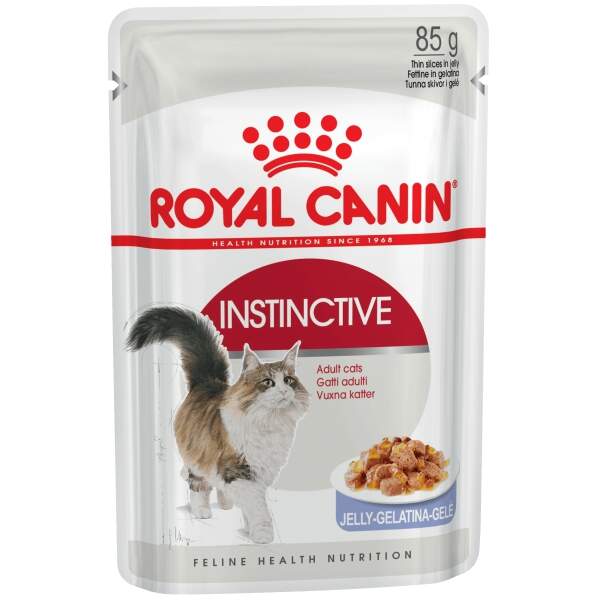 Заказать онлайн ROYAL CANIN INSTINCTIVE - Роял Канин для взрослых кошек в желе - 85гр в интернет-магазине зоотоваров Зубастик-ДВ в Хабаровске и по всей России.