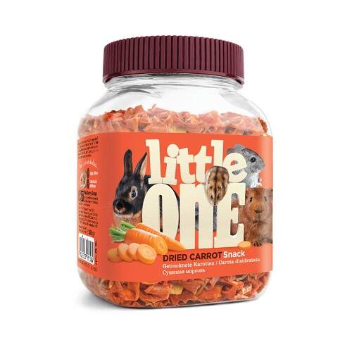 Заказать онлайн LITTLE ONE Сушеная морковь - Литл Уан Лакомство для всех видов грызунов - 200гр в интернет-магазине зоотоваров Зубастик-ДВ в Хабаровске и по всей России.
