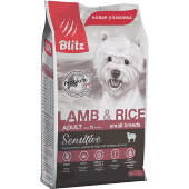 Купить онлайн BLITZ  ADULT SMALL BREEDS  LAMB & RICE Блитц для взрослых мелких пород с ягненком и рисом в Зубастик-ДВ (интернет-магазин зоотоваров) с доставкой по Хабаровску и по всей России.