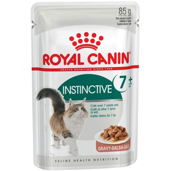 Заказать онлайн ROYAL CANIN INSTINCTIVE 7+ - Роял Канин для пожилых кошек старше 7 лет в соусе - 85гр в интернет-магазине зоотоваров Зубастик-ДВ в Хабаровске и по всей России.
