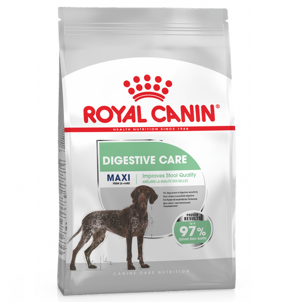 Заказать онлайн ROYAL CANIN MAXI DIGESTIVE CARE для взрослых собак крупных пород при при чувств. пищеварении в интернет-магазине зоотоваров Зубастик-ДВ в Хабаровске и по всей России.