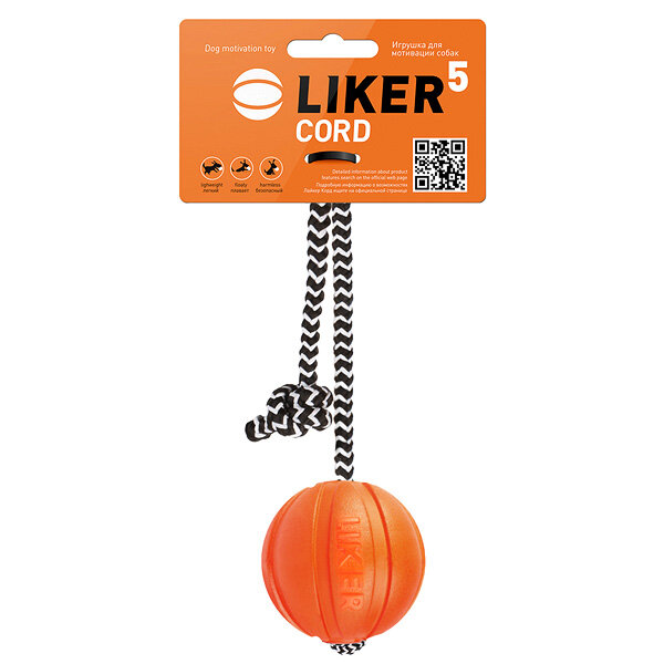 Заказать онлайн Puller мяч Collar Liker Cord 5 см. в интернет-магазине зоотоваров Зубастик-ДВ в Хабаровске и по всей России.