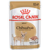 Купить онлайн  ROYAL CANIN ADULT CHIHUAHUA – Роял Канин для взрослых собак породы Чихуахуа паштет - 85 гр в Зубастик-ДВ (интернет-магазин зоотоваров) с доставкой по Хабаровску и по всей России.