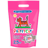 Купить онлайн PrettyCat наполнитель комкующийся для кошачьих туалетов "Euro Mix" 2.5 кг в Зубастик-ДВ (интернет-магазин зоотоваров) с доставкой по Хабаровску и по всей России.