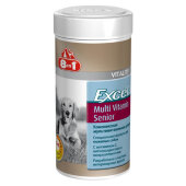 Купить онлайн 8IN1 EXCEL Мультивитамины для пожилых собак 70 таб. в Зубастик-ДВ (интернет-магазин зоотоваров) с доставкой по Хабаровску и по всей России.