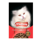 Купить онлайн Chammy пауч для кошек Лосось и форель в соусе 85 гр. в Зубастик-ДВ (интернет-магазин зоотоваров) с доставкой по Хабаровску и по всей России.