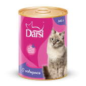 Купить онлайн DARSI Говядина для взрослых кошек - 340гр в Зубастик-ДВ (интернет-магазин зоотоваров) с доставкой по Хабаровску и по всей России.